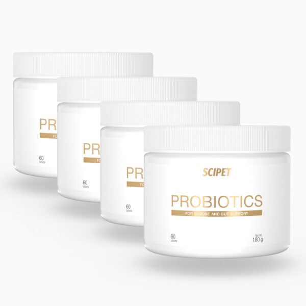 Пробиотици за кучета SciPet - 4х60 бр.